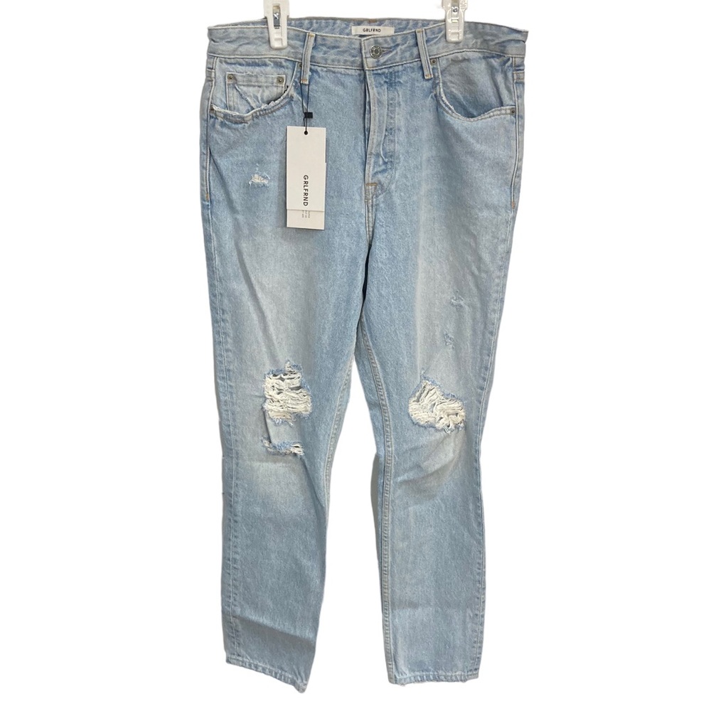 GRLFRND Karolina Distressed Jeans Light Wash Size 29